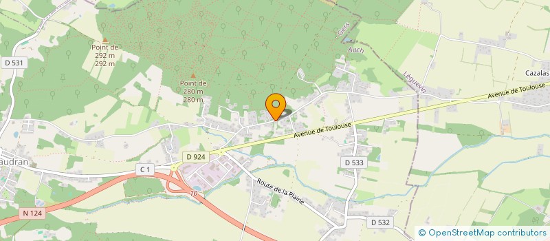 localisation de l'entreprise MONSIEUR SALEM CHAAOURIA  PUJAUDRAN