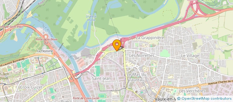 localisation de l'entreprise MONSIEUR SALEM CHELOUAH  VAULX-EN-VELIN