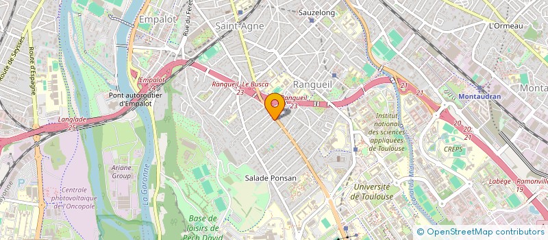 localisation de l'entreprise MONSIEUR SALEM CHOUGAR  TOULOUSE