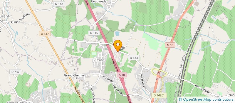 localisation de l'entreprise MONSIEUR SALEM CORTES à VIRSAC