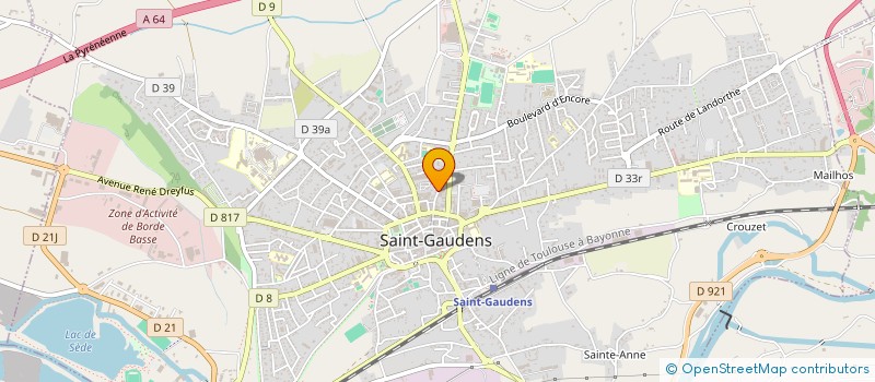 localisation de l'entreprise MONSIEUR SALEM EL GHALI  SAINT-GAUDENS