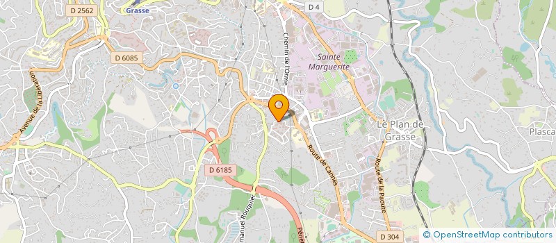 localisation de l'entreprise MONSIEUR SALEM GHARBI  GRASSE