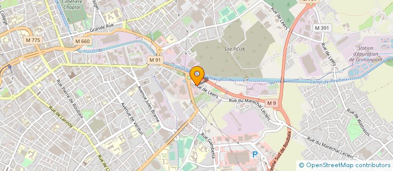 localisation de l'entreprise MONSIEUR SALEM MOUSTAPHA à ROUBAIX