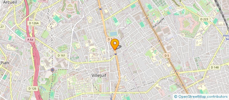 localisation de l'entreprise MONSIEUR SALEM MSALLEM  VILLEJUIF