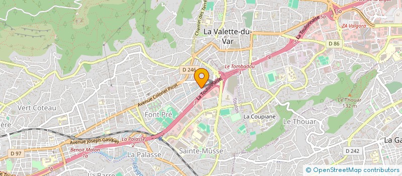 localisation de l'entreprise MONSIEUR SALEM NASR  TOULON