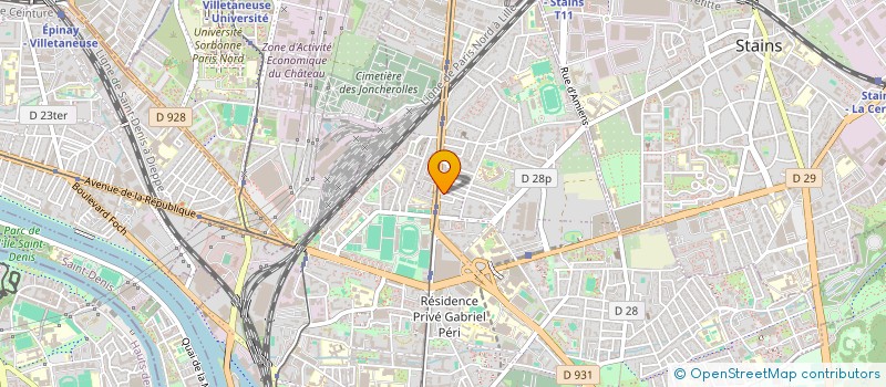 localisation de l'entreprise MONSIEUR SALEM OUMEHRAZ  SAINT-DENIS