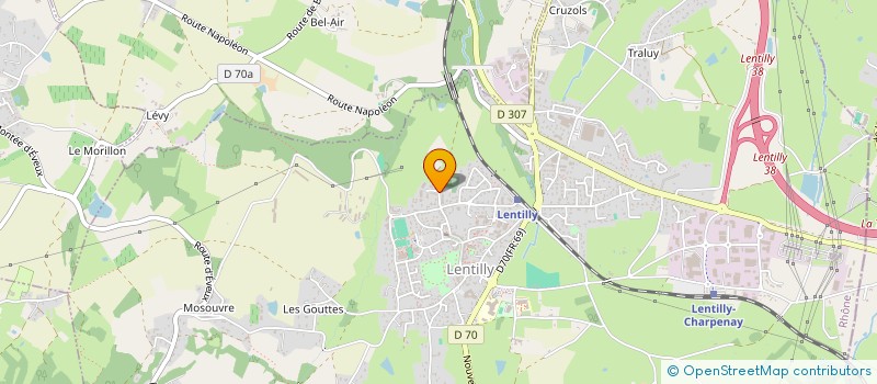 localisation de l'entreprise MONSIEUR SALEM REBAI  LENTILLY