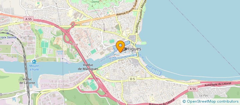 localisation de l'entreprise MONSIEUR SALEM REZGUI à MARTIGUES