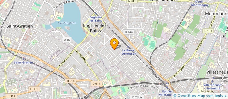 localisation de l'entreprise MONSIEUR SALEM SERRIDJ  ENGHIEN LES BAINS