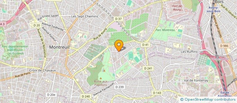 localisation de l'entreprise MONSIEUR SALEMANE FADIGA à MONTREUIL