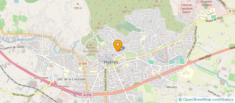 localisation de l'entreprise MONSIEUR SALEME HADJ-DJILANI  HYERES