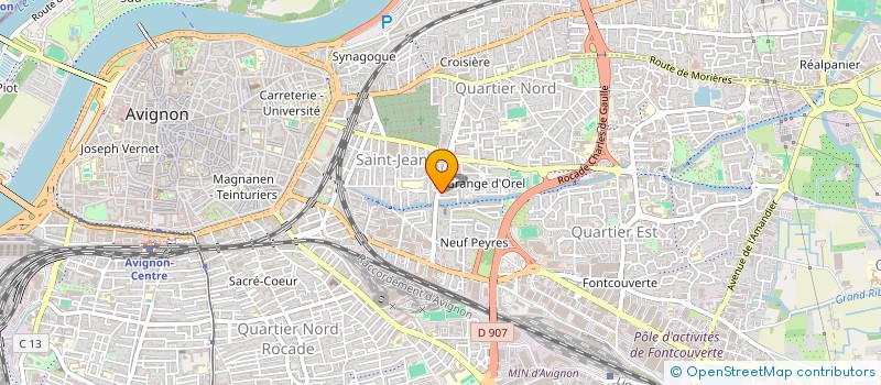 localisation de l'entreprise MONSIEUR SALEMI CHELLALI  AVIGNON