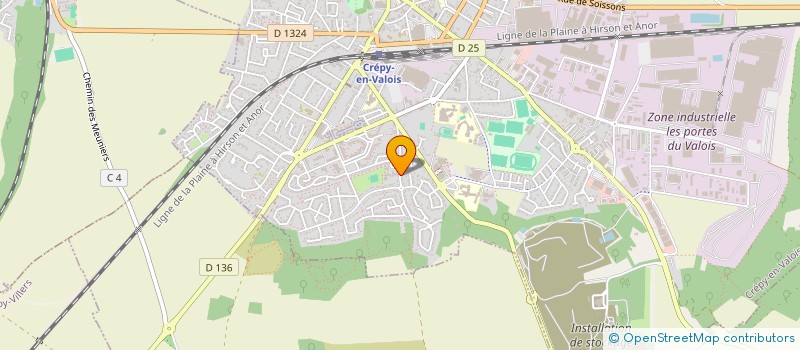 localisation de l'entreprise MONSIEUR SALEN CHIKHI  CREPY-EN-VALOIS