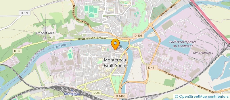 localisation de l'entreprise MONSIEUR SALI REDZHEB  MONTEREAU-FAULT-YONNE