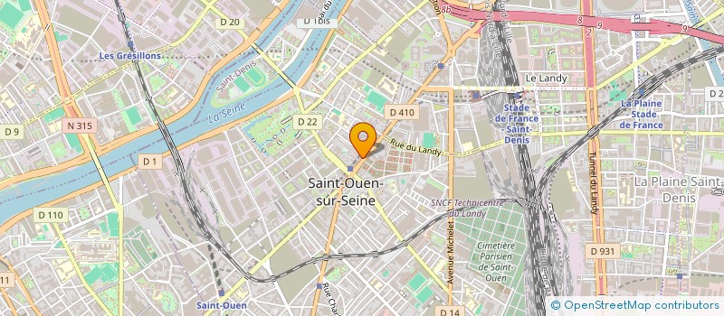 localisation de l'entreprise MONSIEUR SALI SEYDALI SHABAN à SAINT-OUEN-SUR-SEINE