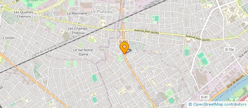 localisation de l'entreprise MONSIEUR SALIF BALLO à BEZONS