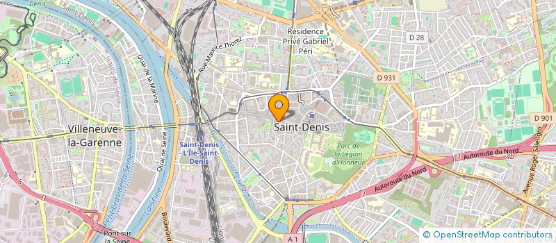 localisation de l'entreprise MONSIEUR SALIF KEBE  SAINT-DENIS