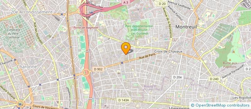 localisation de l'entreprise MONSIEUR SALIF KEITA à MONTREUIL
