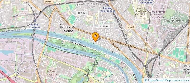 localisation de l'entreprise MONSIEUR SALIF MOUSTAPHA WANE à EPINAY SUR SEINE