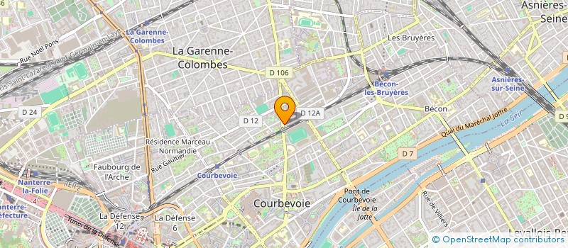 localisation de l'entreprise MONSIEUR SALIF N'DIAYE à COURBEVOIE