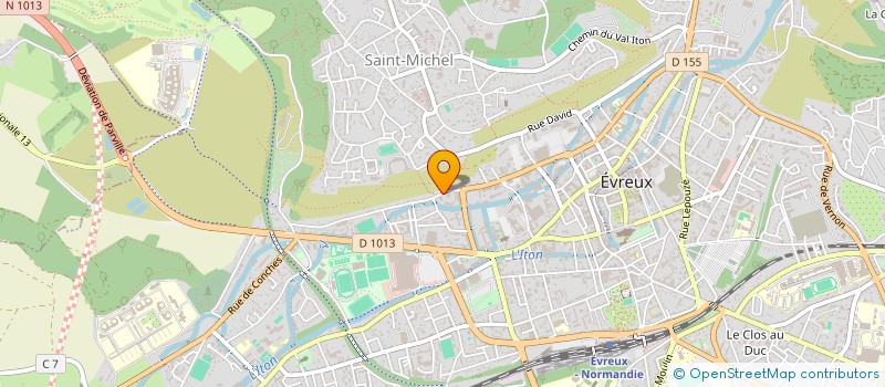 localisation de l'entreprise MONSIEUR SALIF SIDIBE  EVREUX