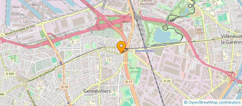 localisation de l'entreprise MONSIEUR SALIF SOUMAHORO à GENNEVILLIERS