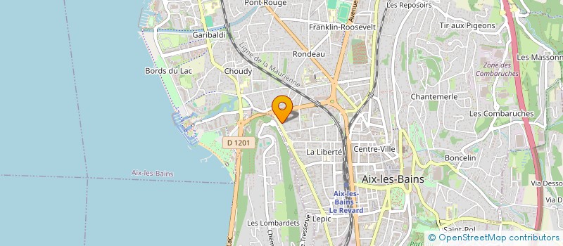 localisation de l'entreprise MONSIEUR SALIF SOW  AIX LES BAINS