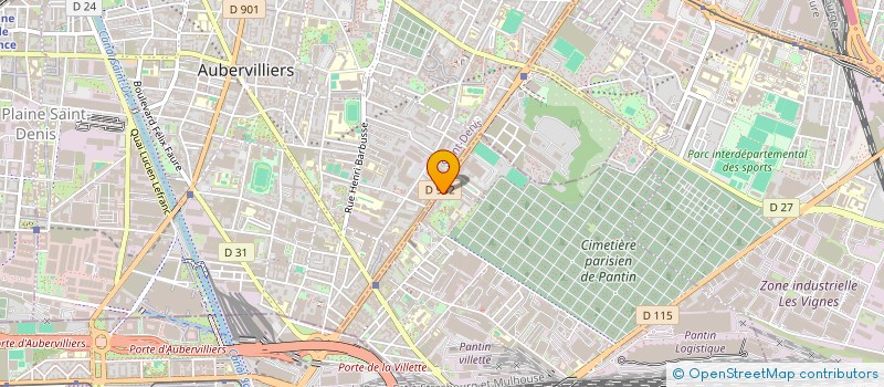 localisation de l'entreprise MONSIEUR SALIFOU DIAKITE  PANTIN