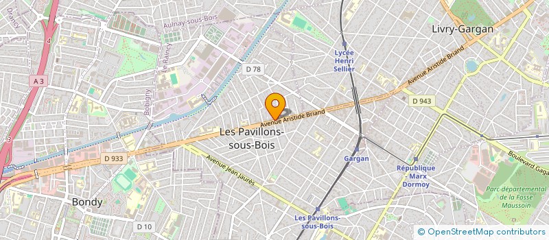 localisation de l'entreprise MONSIEUR SALIFOU FOFANA  LES PAVILLONS-SOUS-BOIS