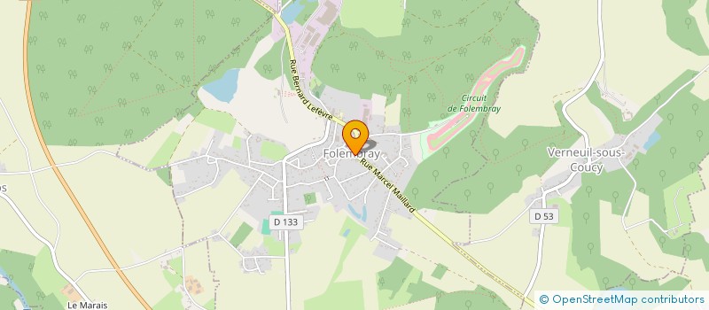 localisation de l'entreprise MONSIEUR SALIH BAGCAN  FOLEMBRAY