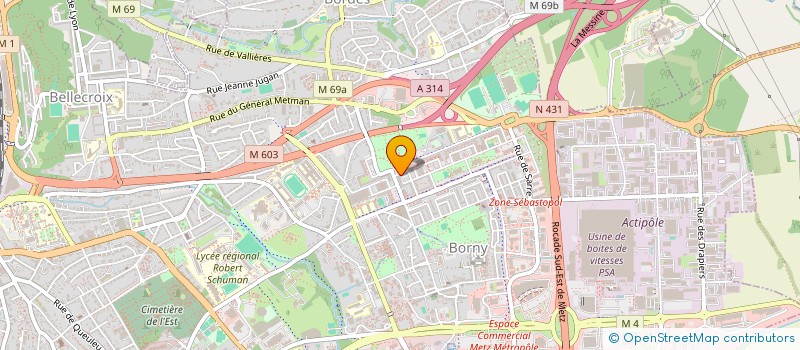 localisation de l'entreprise MONSIEUR SALIH BUYUKBASARAN  METZ