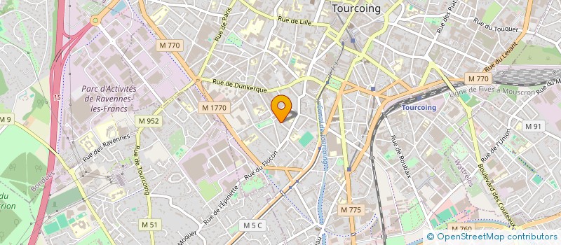 localisation de l'entreprise MONSIEUR SALIH EL MARDI  TOURCOING