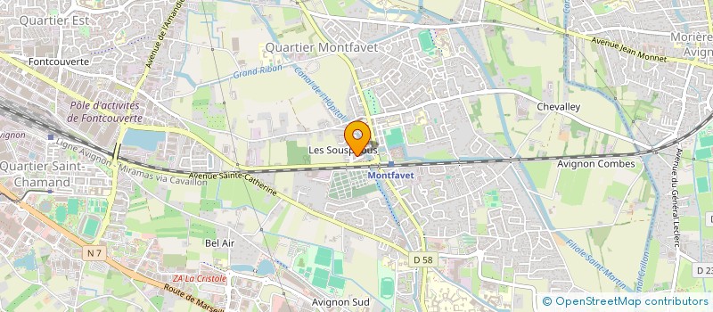 localisation de l'entreprise MONSIEUR SALIH KARPUZ  AVIGNON