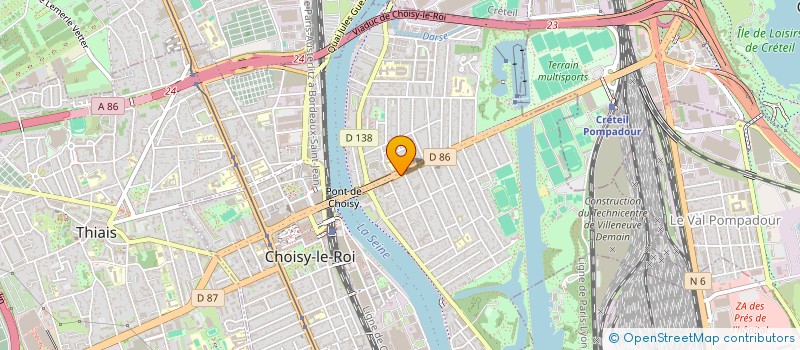 localisation de l'entreprise MONSIEUR SALIH TIAIBA  CHOISY-LE-ROI