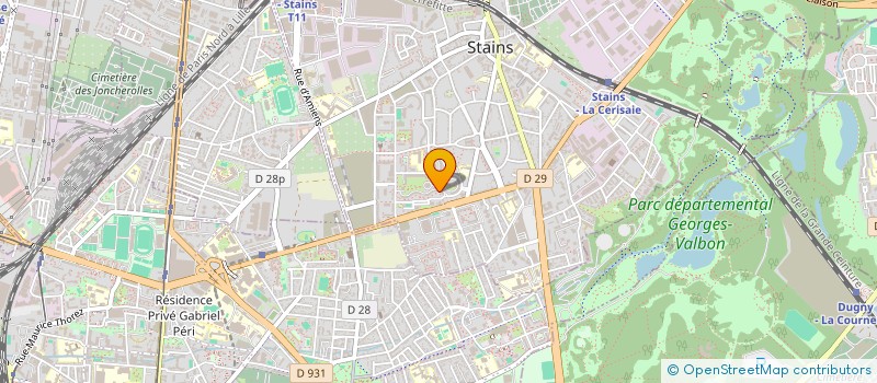 localisation de l'entreprise MONSIEUR SALIHOU KEBE à STAINS