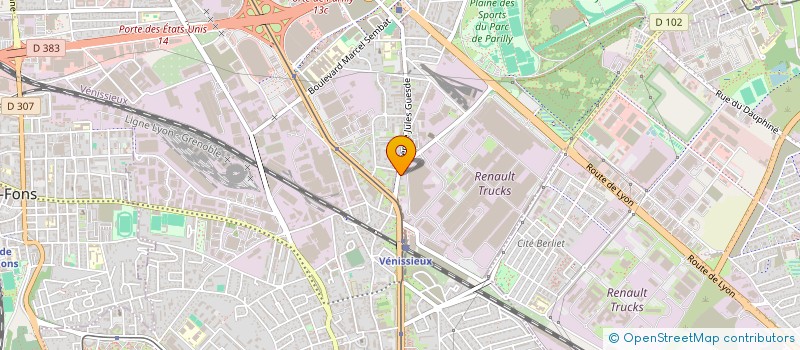 localisation de l'entreprise MONSIEUR SALIM ABADA  VENISSIEUX