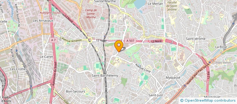 localisation de l'entreprise MONSIEUR SALIM ABBOUDI à MARSEILLE