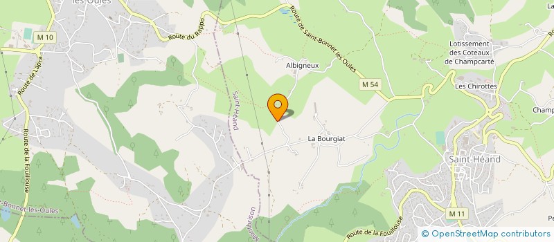 localisation de l'entreprise MONSIEUR SALIM ABDENOURI  SAINT-HEAND