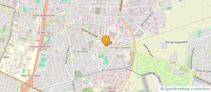 localisation de l'entreprise MONSIEUR SALIM ABDERRAZAK  BRON