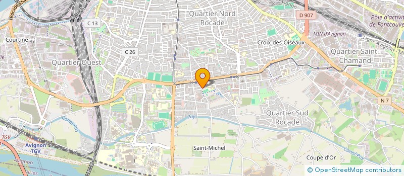 localisation de l'entreprise MONSIEUR SALIM ABITE  AVIGNON