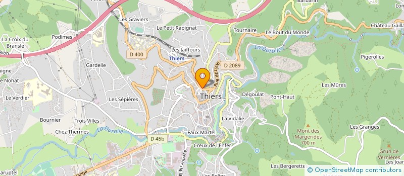 localisation de l'entreprise MONSIEUR SALIM ADJIMI à THIERS