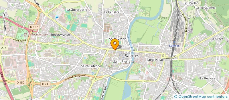 localisation de l'entreprise MONSIEUR SALIM AHABCHANE  SAINTES