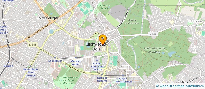 localisation de l'entreprise MONSIEUR SALIM AIDI à CLICHY-SOUS-BOIS