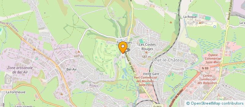 localisation de l'entreprise MONSIEUR SALIM AIDLI à ONET-LE-CHATEAU