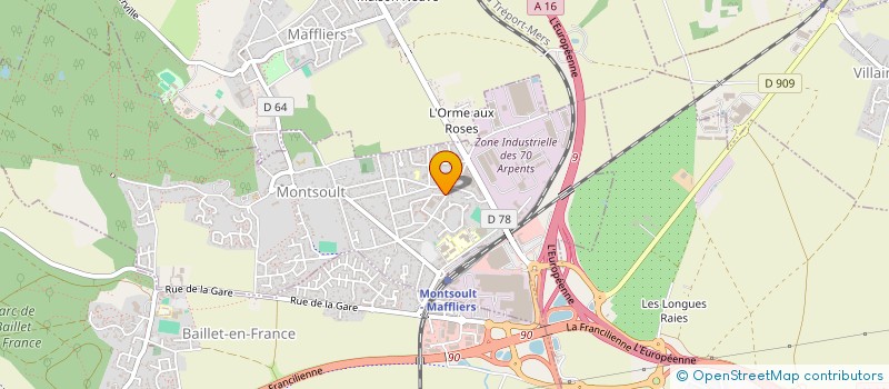 localisation de l'entreprise MONSIEUR SALIM AIT AMI  BRUYERES-SUR-OISE