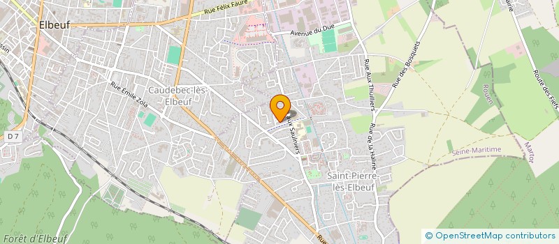 localisation de l'entreprise MONSIEUR SALIM AIT MELLAL  SAINT-PIERRE-LES-ELBEUF