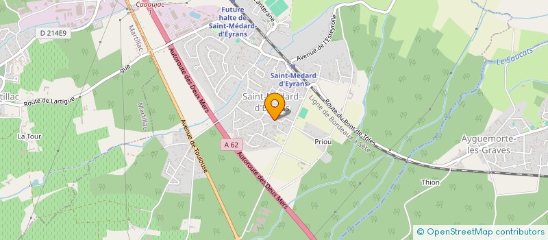 localisation de l'entreprise MONSIEUR SALIM AIT OUARET  SAINT-MEDARD-D'EYRANS