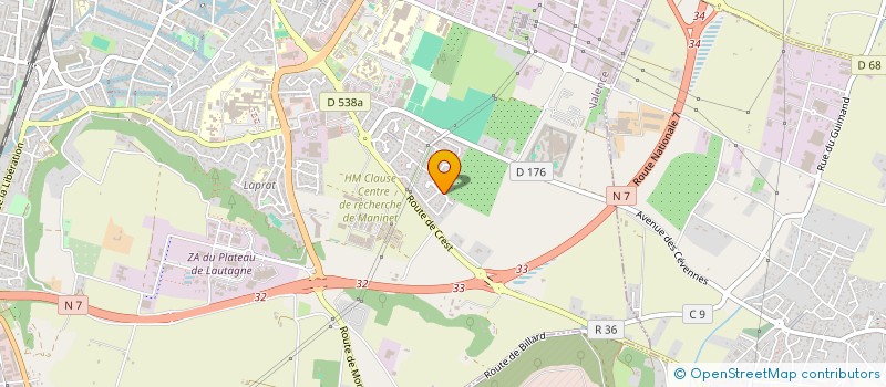 localisation de l'entreprise MONSIEUR SALIM AKYOL  VALENCE