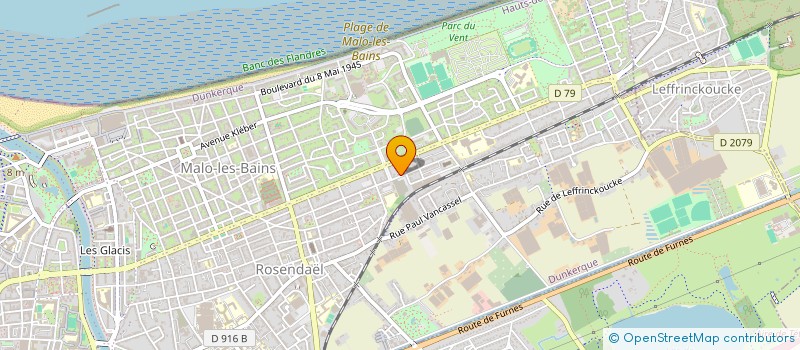 localisation de l'entreprise MONSIEUR SALIM ALLOUECH  DUNKERQUE