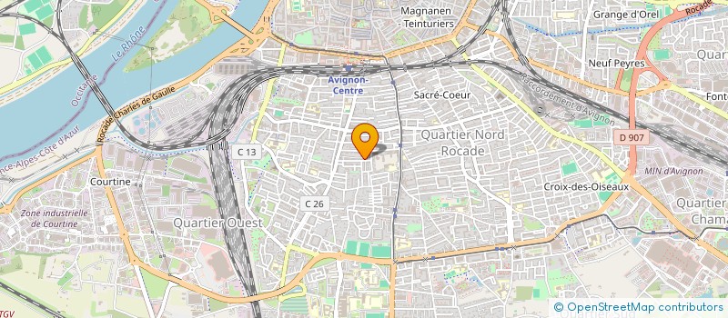 localisation de l'entreprise MONSIEUR SALIM AMANI  AVIGNON